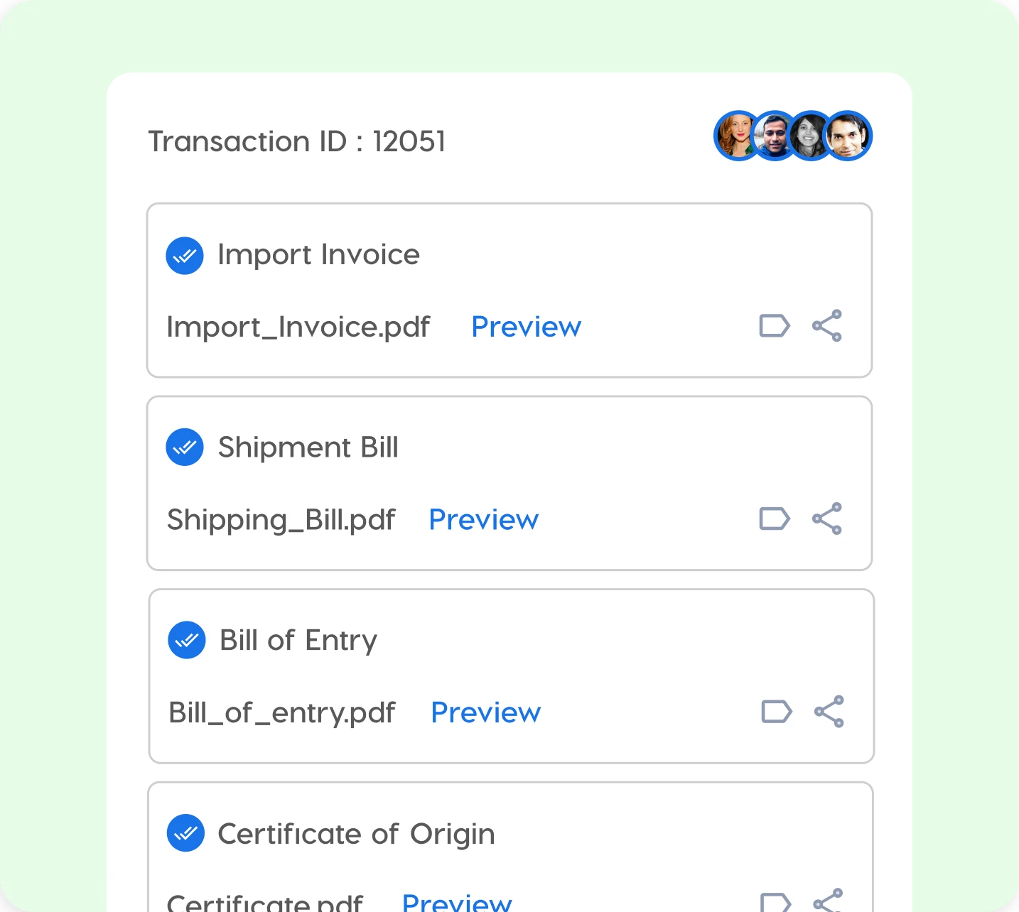 Workspace audit log in dox2U showing user activity history, file access, and document edit trails with timestamps